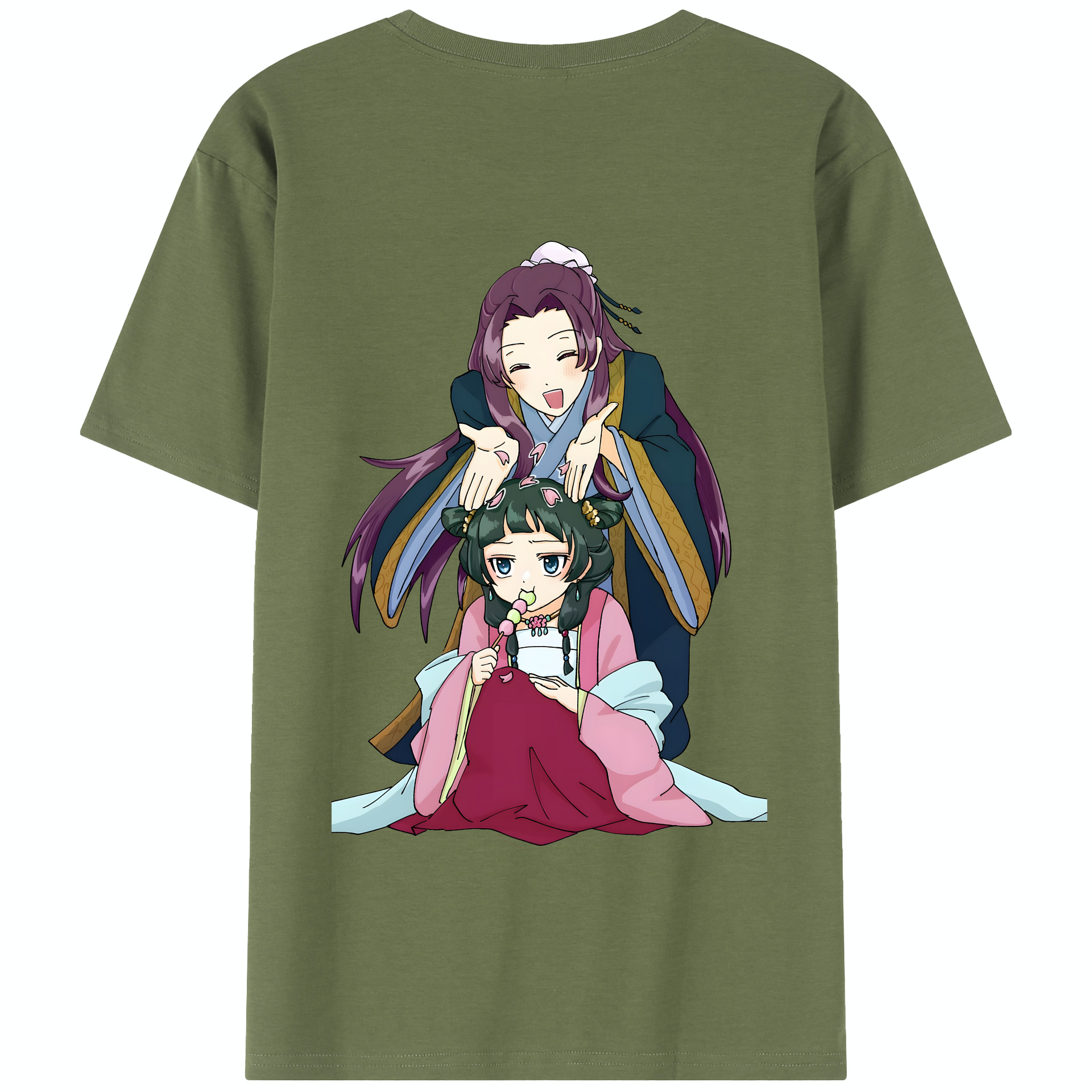（画像用） 薬屋のひとりごと The Apothecary Diaries 綿100％半袖Tシャツ（背面プリント）
